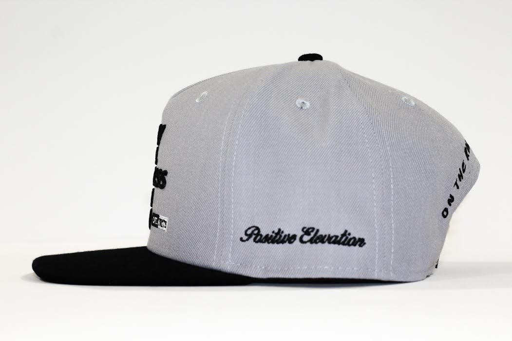 "Only The Fearless Can Lead" Grey Snapback