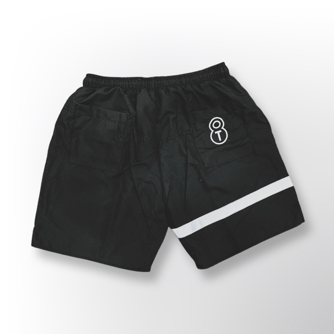 OFCL TR8TS signature logo 3M reflective shorts (Black)