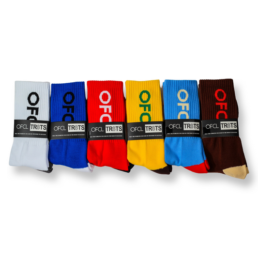 Ofcl Tr8ts Colored logo socks (Pick Six)