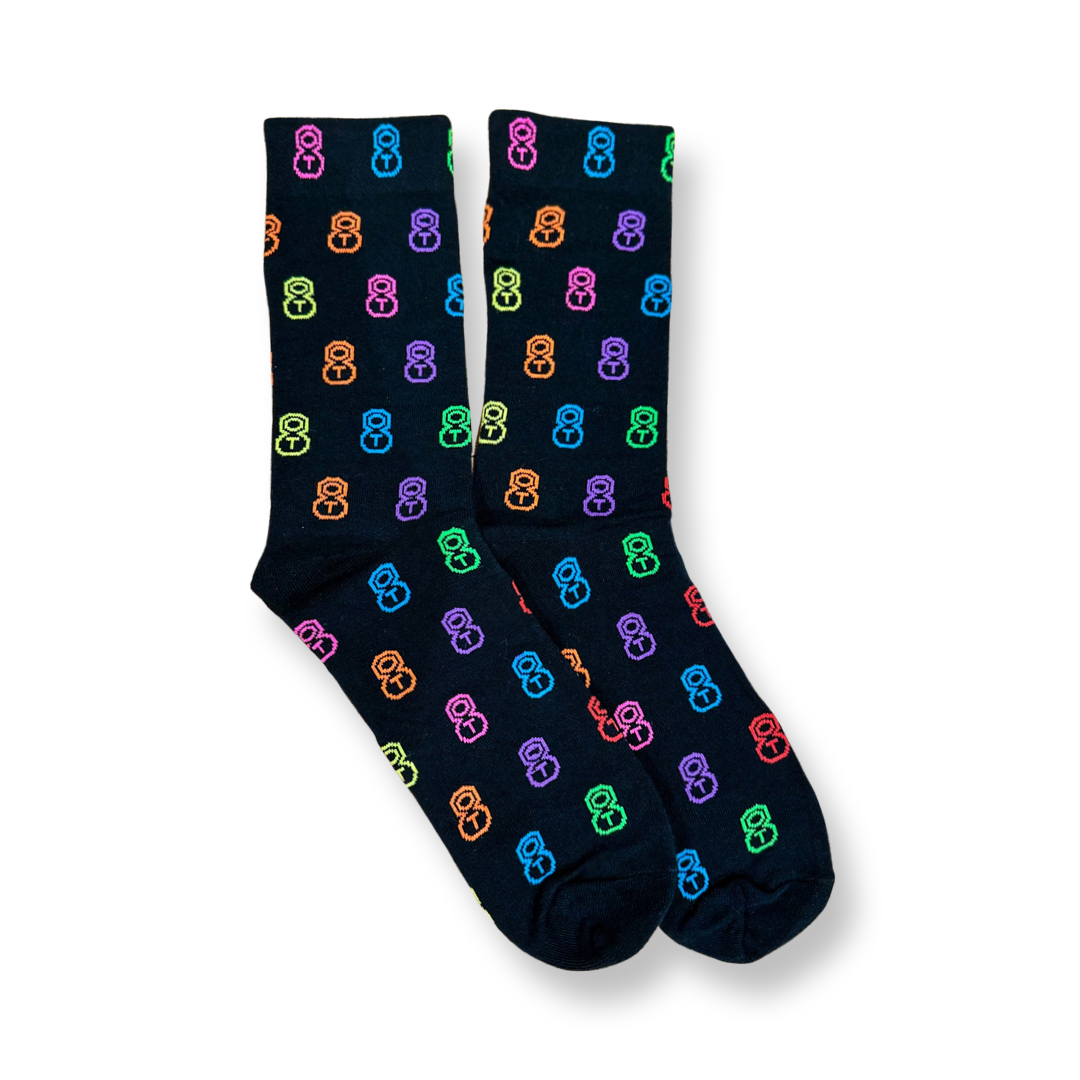 OT8 Neon Logo Socks