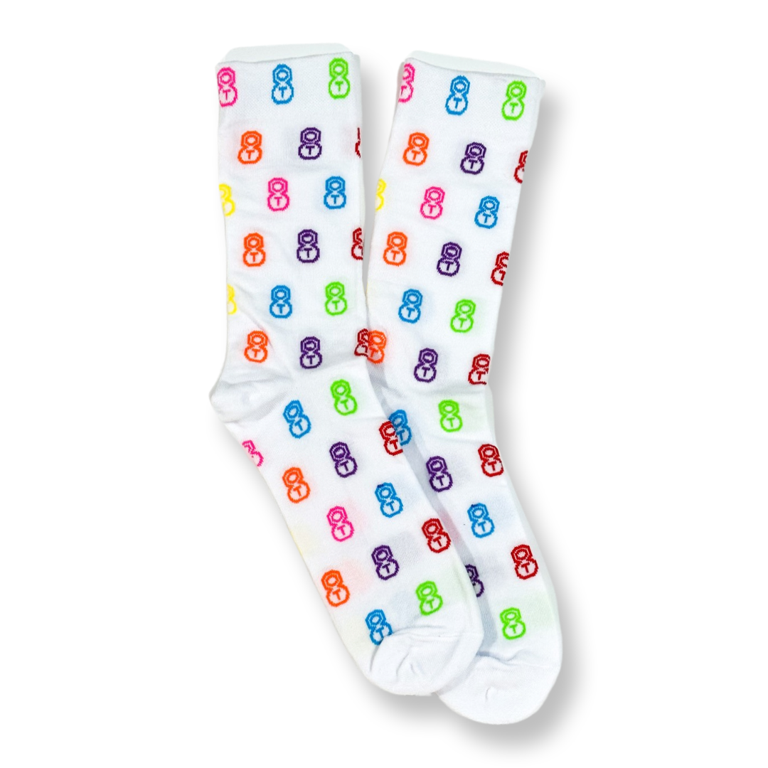 OT8 Neon Logo Socks